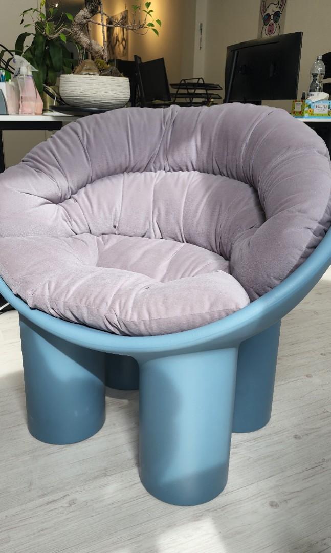 Comfortable and cute chair (elephant feet), Furniture & Home Living