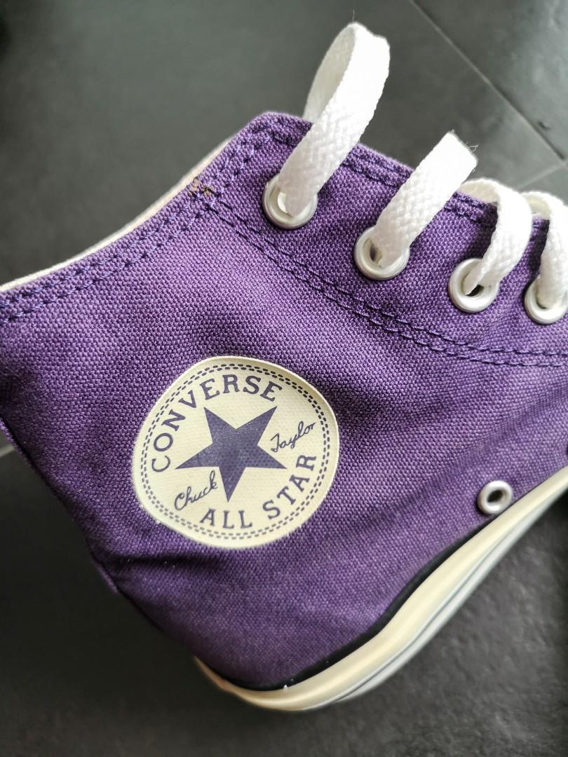 Purple chuck cheap taylors