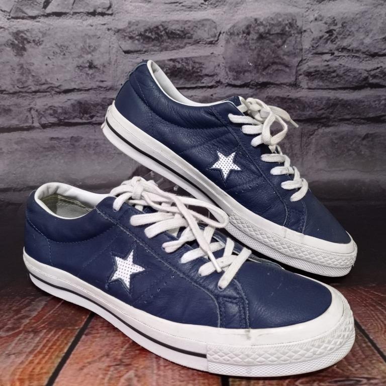 Converse one sale star perforated leather