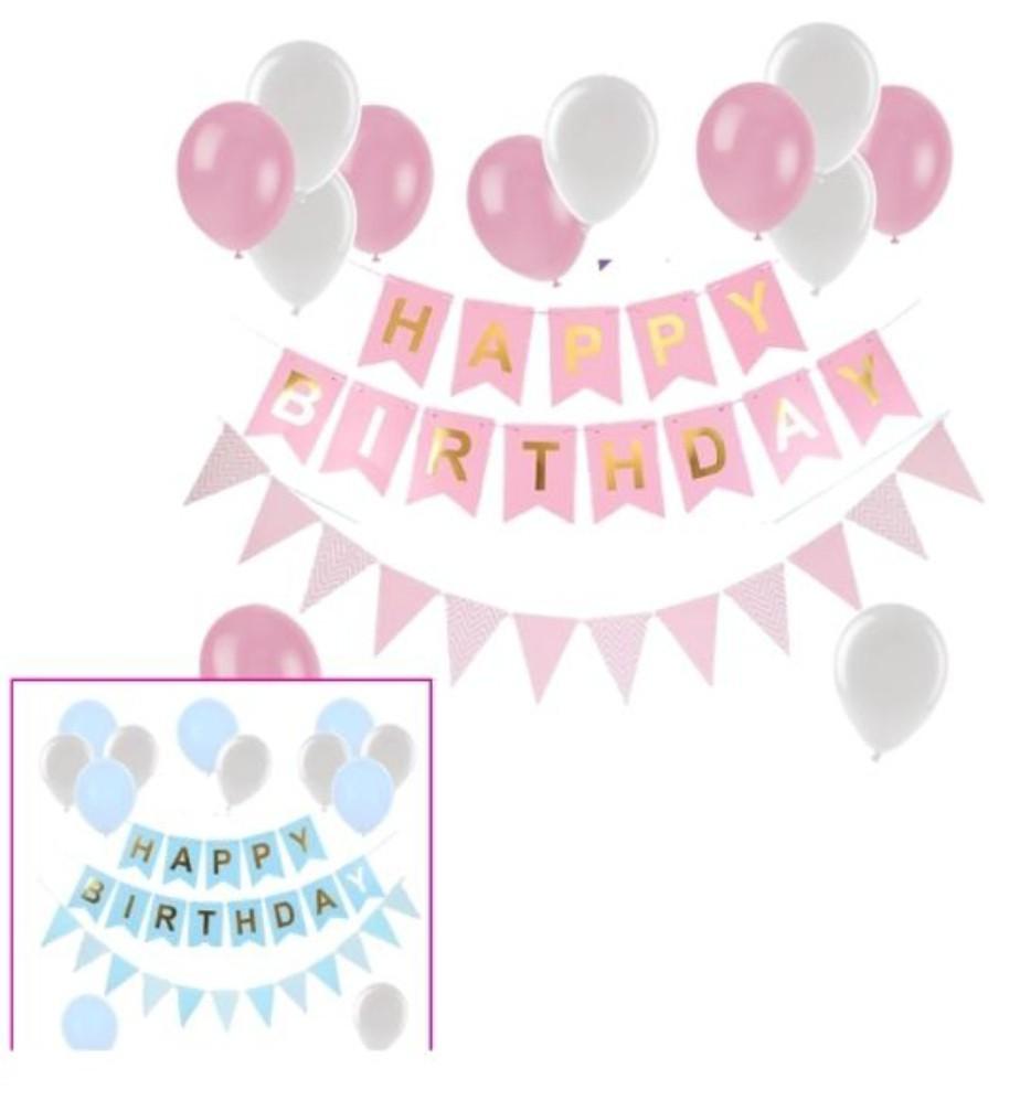 Cute Minimalist Party Decoration available in Pink and Blue design ...