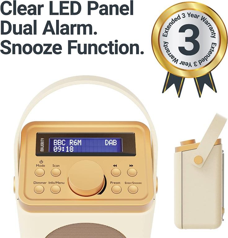 DAB, DAB+ Digital and FM Bluetooth radio | Battery and Mains Powered ...