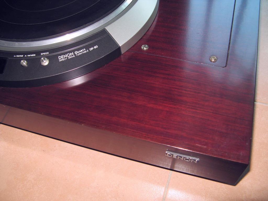 Denon DP-80 Direct Drive Turntable with Plinth, 音響器材, 其他音響