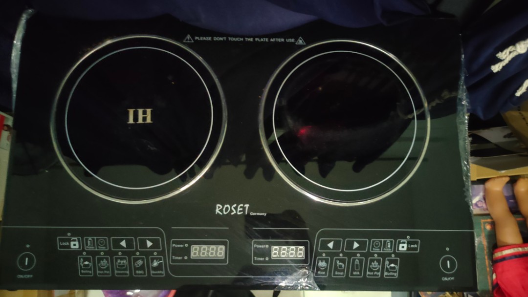 Double Induction Cooker halogen multi cooker by Roset Germany, TV