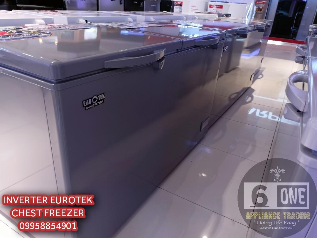 EUROTEK INVERTER CHEST FREEZER, TV & Home Appliances, Kitchen Appliances, Refrigerators and