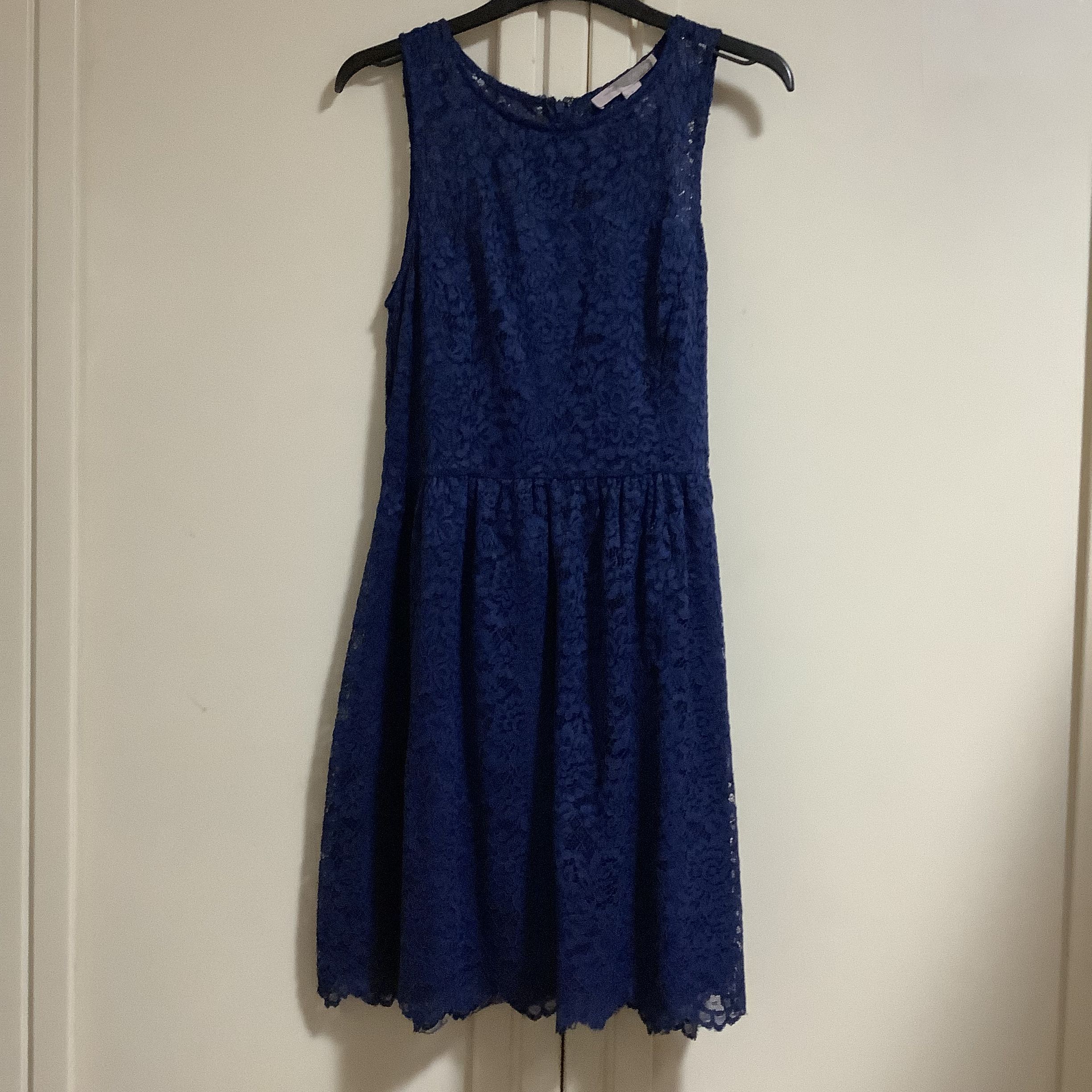 Forever 21 Blue Lace Dress Medium Women s Fashion Dresses Sets Dresses on Carousell
