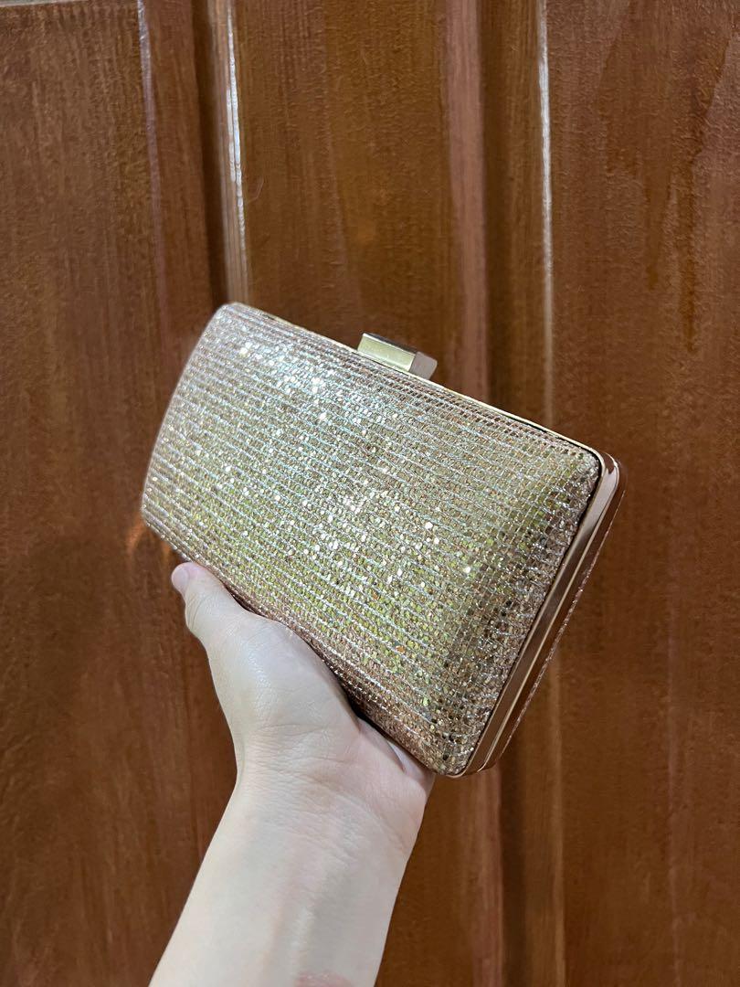 Gold clutch forever 21 sales