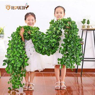 12 Pack Fake Vines for Room Decor with 100 LED String Light Artificial Ivy Garla