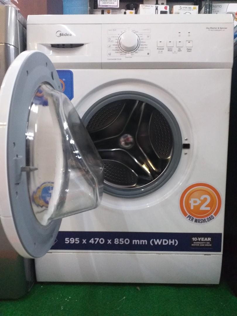 FRONT LOAD WASHING MACHINE .6 KG.MIDEA., TV & Home Appliances, Washing
