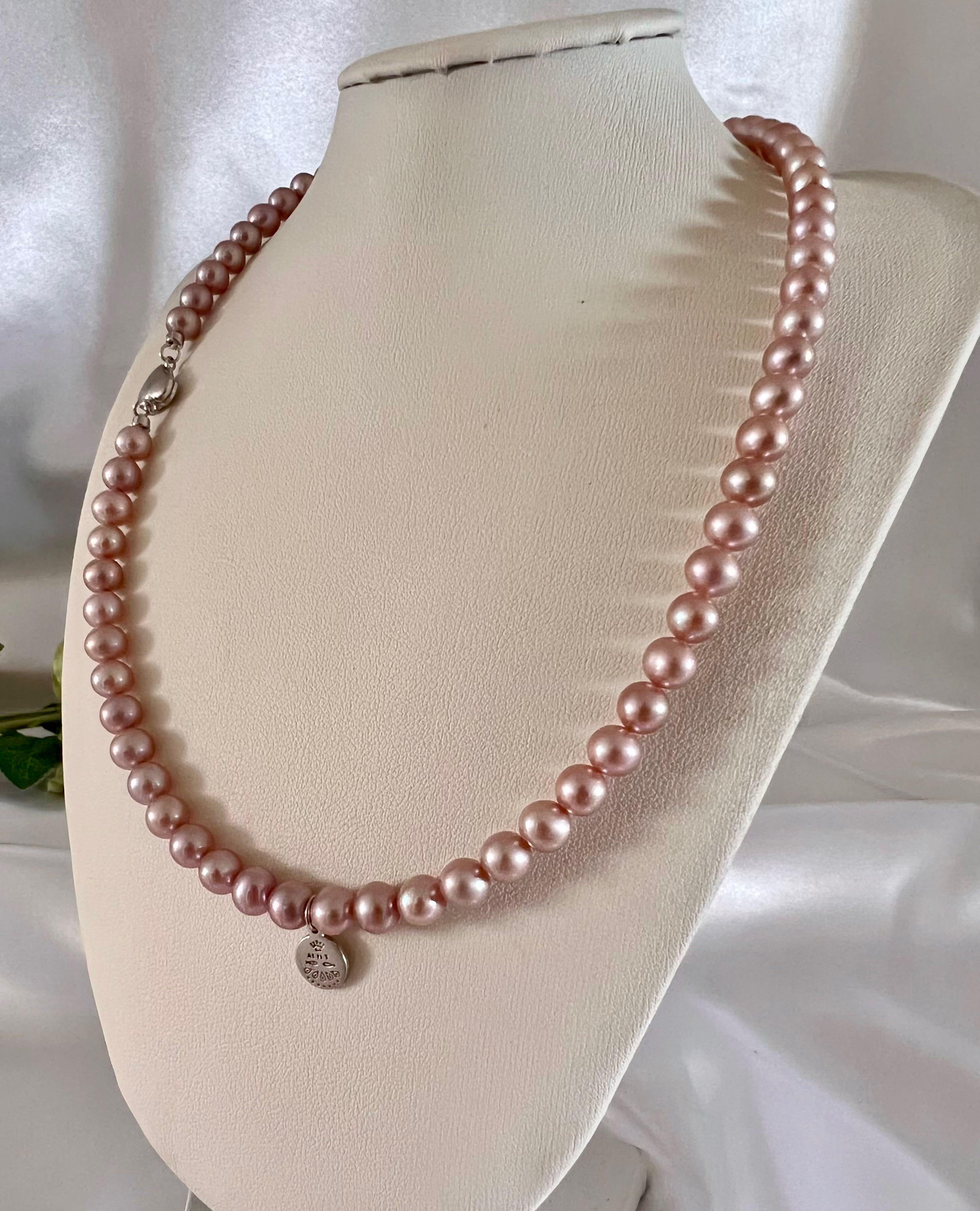 Real pearl choker necklace top