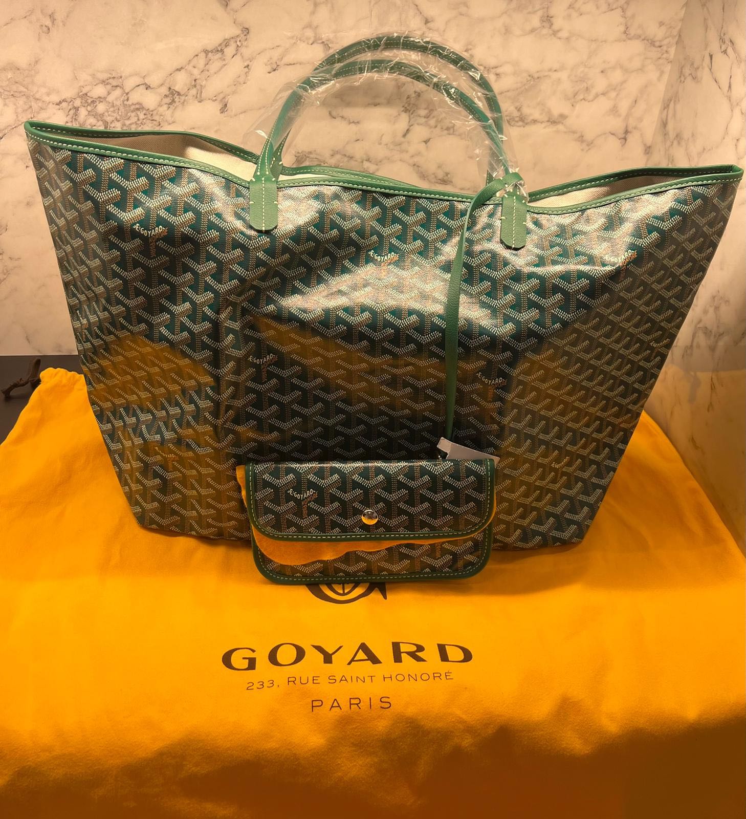 RUSH GOYARD LARGE / GM IN KHAKI FREE SHIPPING, Women's Fashion, Bags &  Wallets, Tote Bags on Carousell