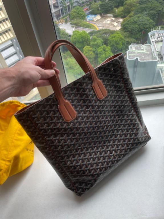 GOYARD Voltaire III Tote Coated Canvas