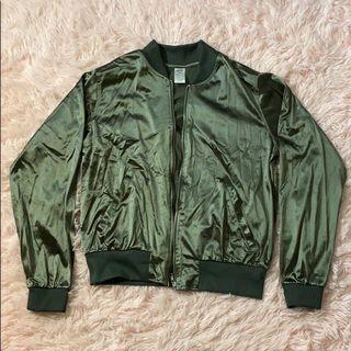 Green bomber jacket Unisex