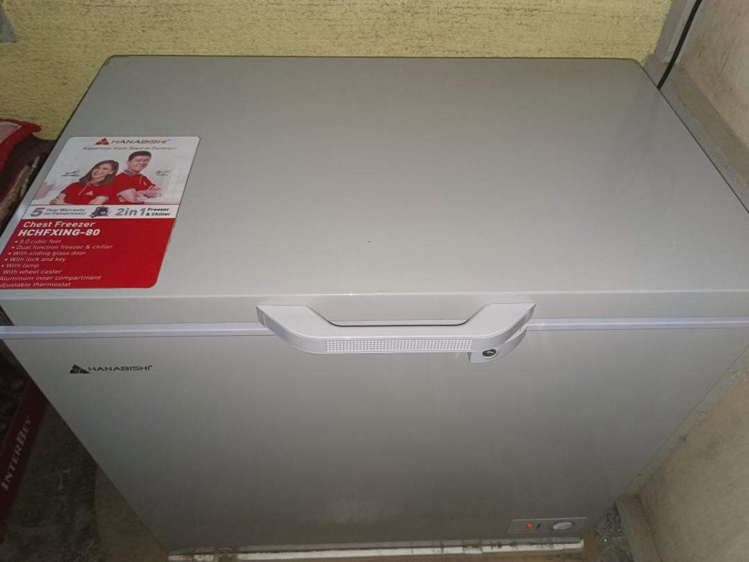 Hanabishi chest freezer, TV & Home Appliances, Kitchen Appliances