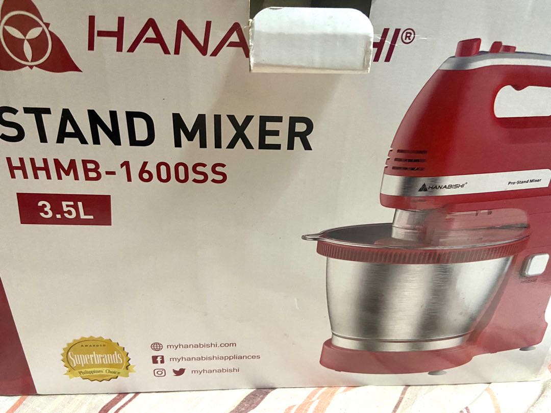 HANABISHI PRO STAND MIXER (3.5L) RUSH !!, TV & Home Appliances, Kitchen