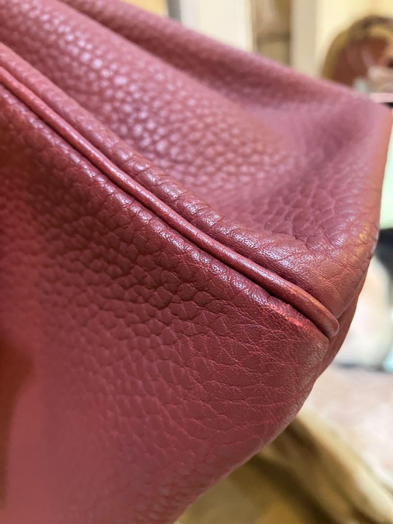 AN ÉTAIN TOGO LEATHER BIRKIN 30 WITH PALLADIUM HARDWARE