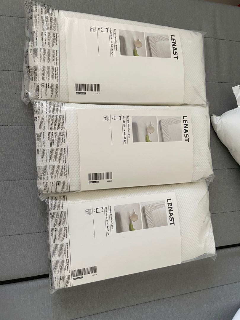 Ikea Cot Mattress protector, Furniture & Home Living, Bedding & Towels