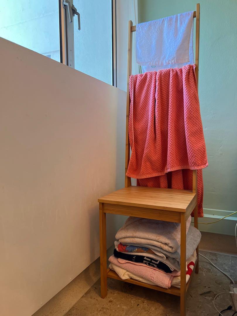 Ikea Ragrund towel rack chair, Furniture & Home Living, Furniture