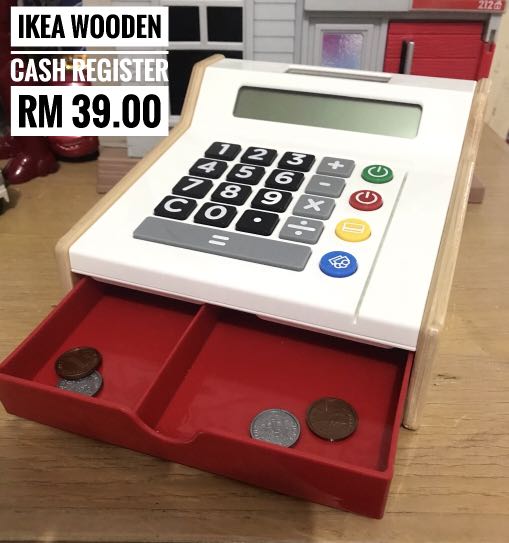 Ikea wooden sales cash register