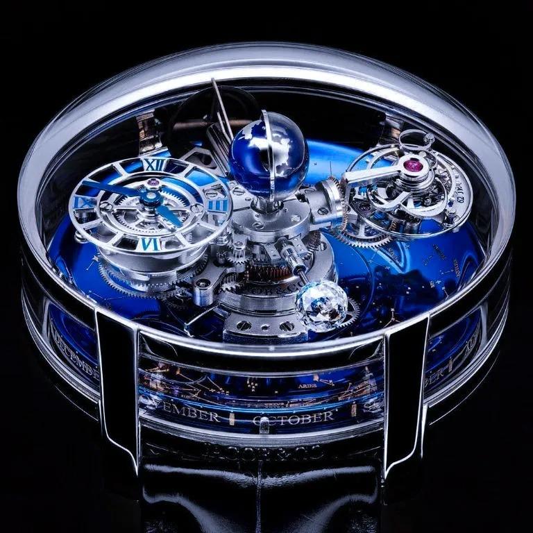 Jacob Co. NEW Astronomia Sky Platinum Tourbillon AT110.60.AA.WD.A Retail HK 7 400 000