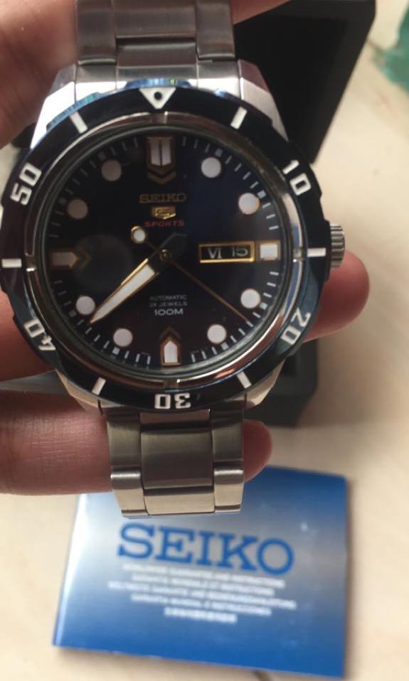 Harga seiko 5 sports top automatic 24 jewels 100m