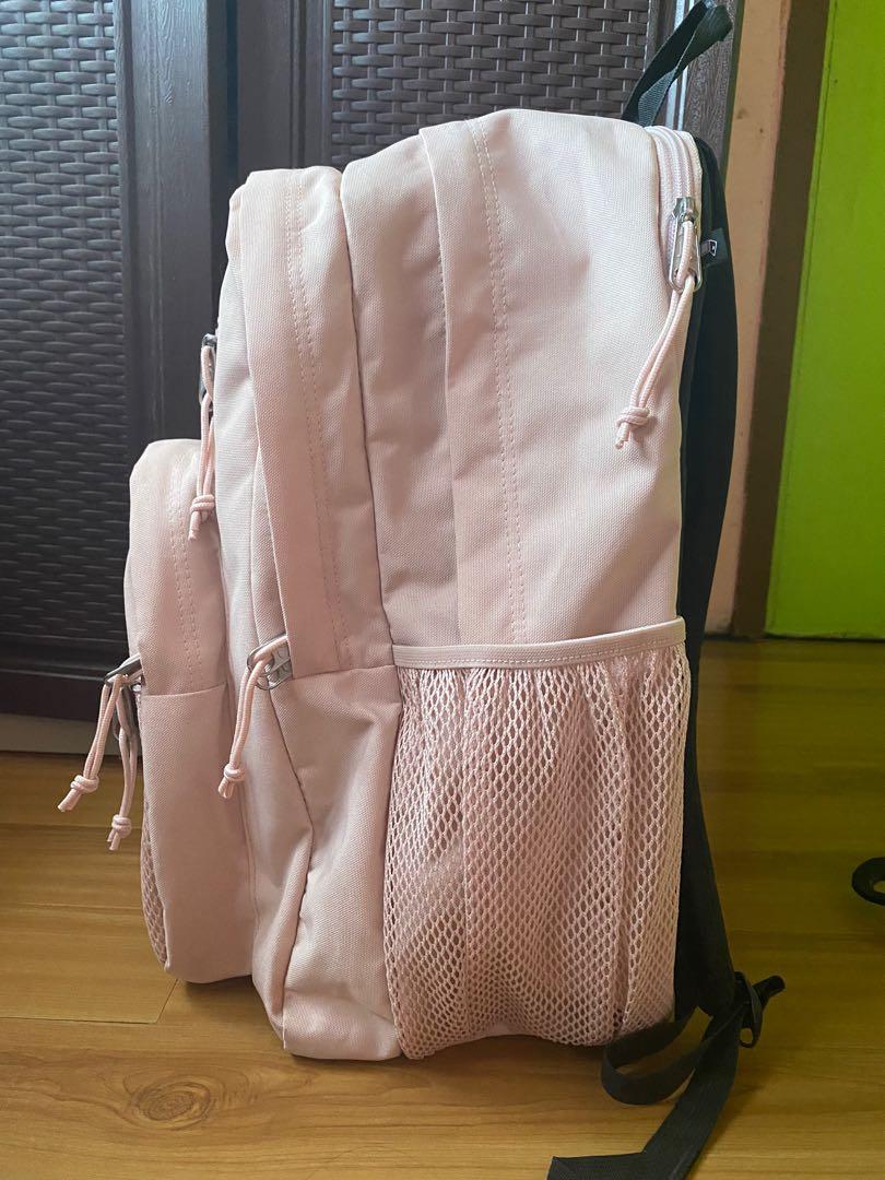 Jansport big campus rose smoke pink backpack cheap