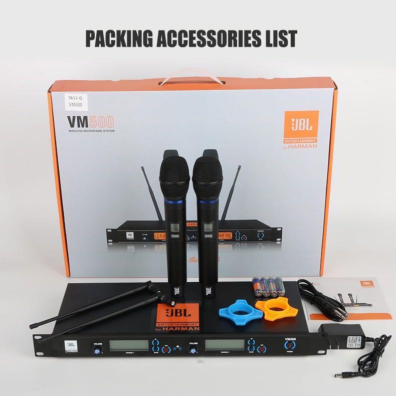 JBL wireless microphone VM500, Audio, Microphones on Carousell