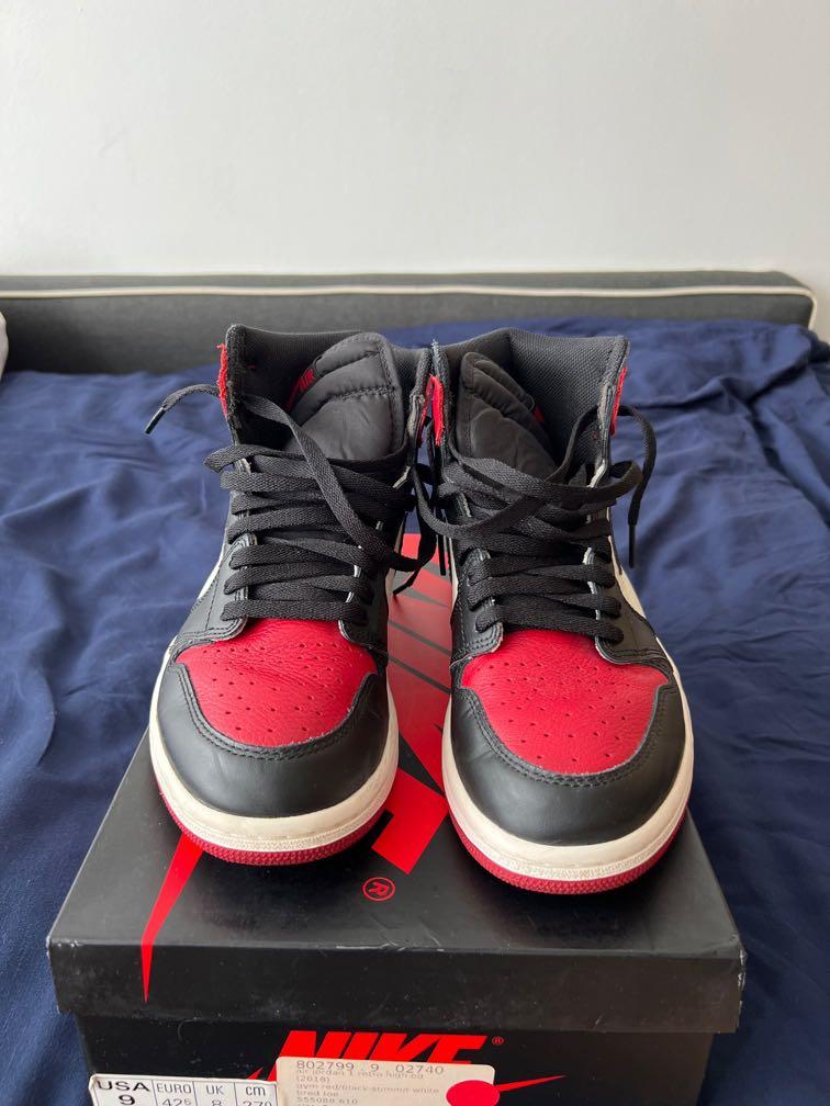 Air jordan 1 discount bred toe price