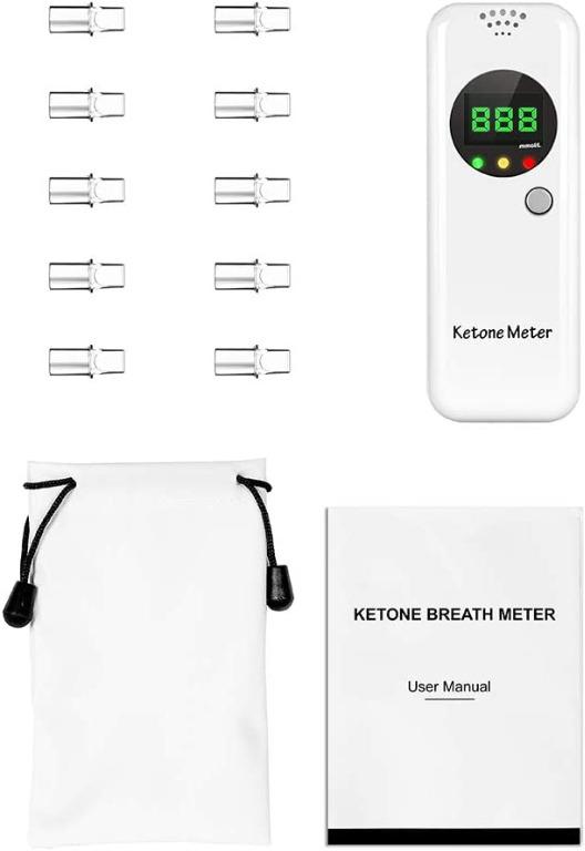 Ketone Meter, Portable Ketones Breath Analyzer, Digital Ketone ...