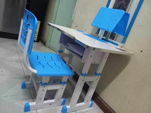 Kids Table SET 2in1 Table and CHAIR (Category: Tables & Sets) located in Manila. Submitted by affordshopz (Listing ID 1173633072, Image 1). Description: Kids Study Table and Chair with Organizer SALE ✔️color-blue & pink ✔️60x46cm ✔️adjustable height table & chair • Perfect for your child, they will love it • This Kids Table and Chair set ideal for kids aged 3 to 10 years. The Study Table Set Has a Sleek, Trendy and Functional Design, Which Makes 