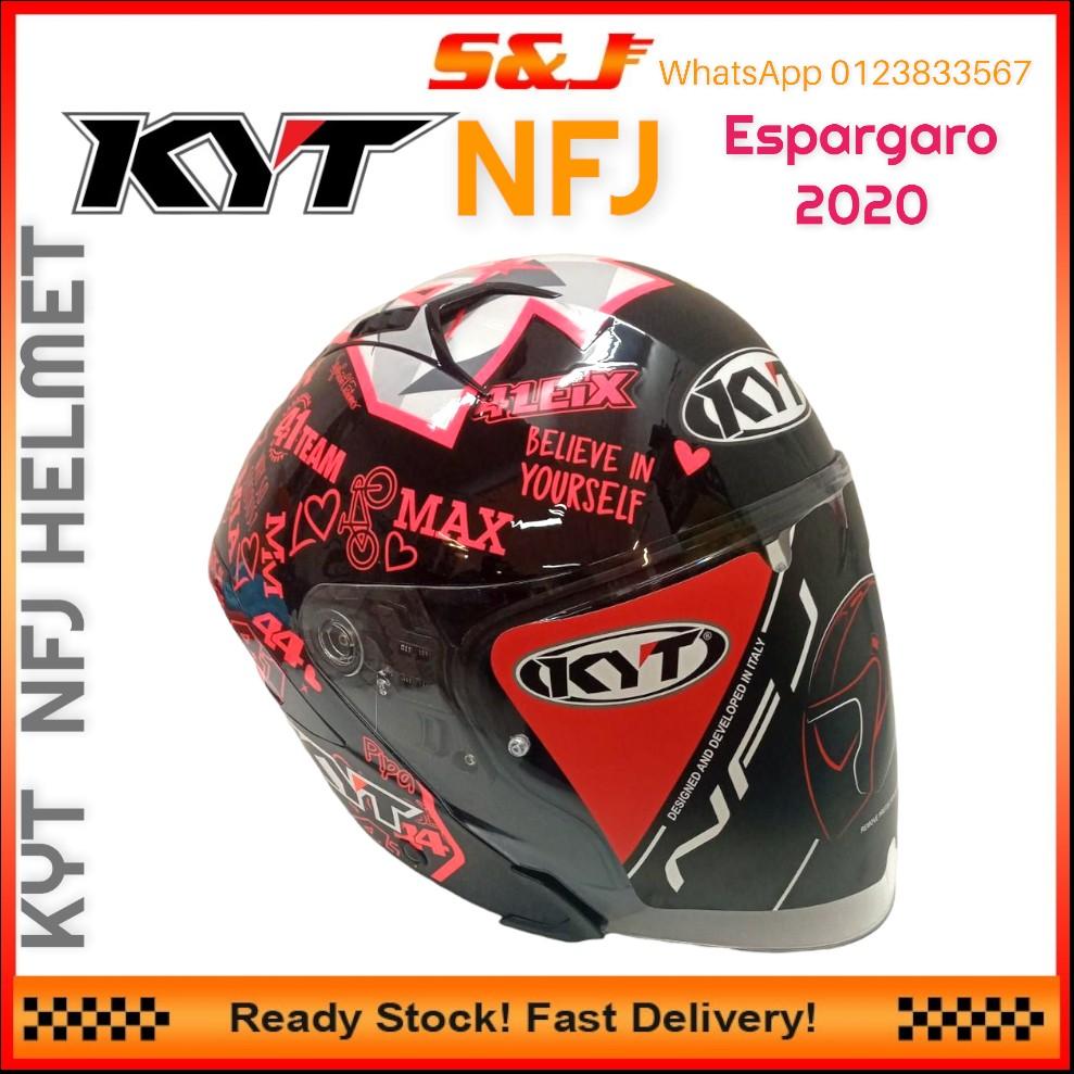 KYT HELMET FJN ESPARGARO 2020, Motorbikes on Carousell