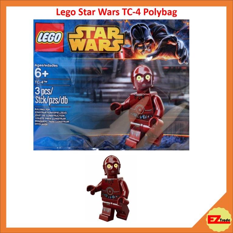Lego Star Wars Set 5002122 TC-4 Protocolo Droid Minifigura Promo Bolsa De Polietileno NUEVAS 