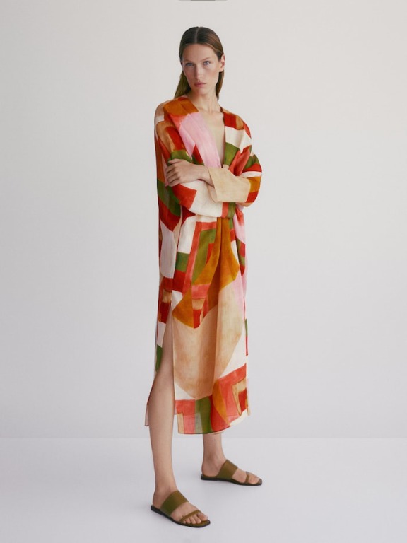 Massimo dutti clearance kimono dress
