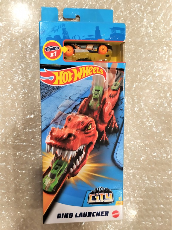Dino Launcher * Hot Wheels City Track Launcher – Wheelcollectors