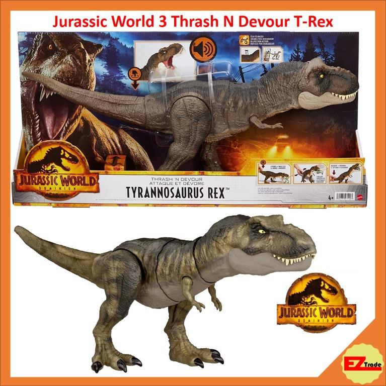Figura de Ação - Jurassic World - Tyrannosaurus Rex - Thrash 'N
