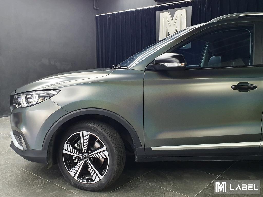 MG ZS EV Full Vinyl Wrap - Matte Diamond Laser Grey, Car Accessories ...