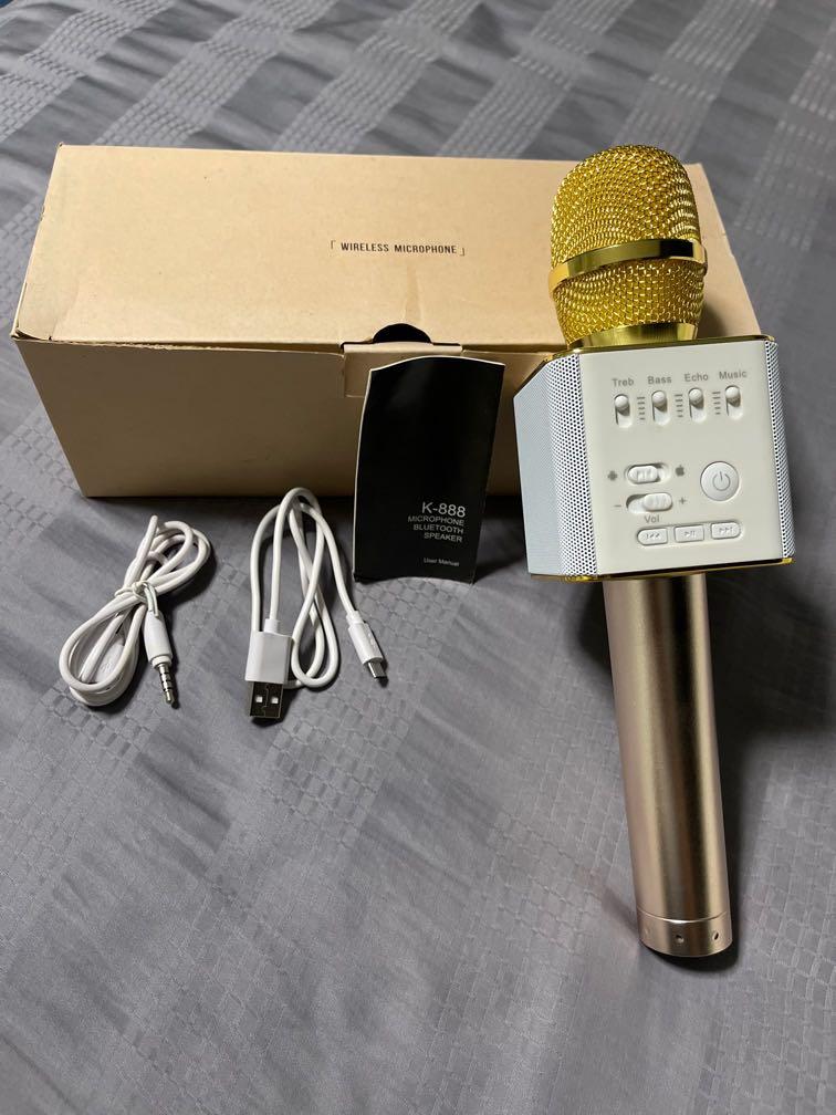 Mic Geek wireless microphone and Bluetooth speaker, Audio