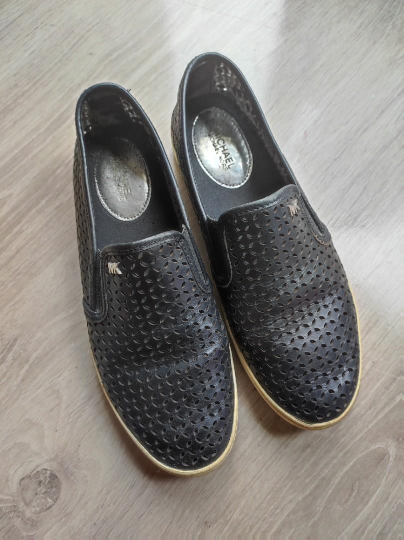 Michael kors shop perforated slip on
