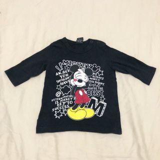 Mickey Mouse Black Long Sleeve