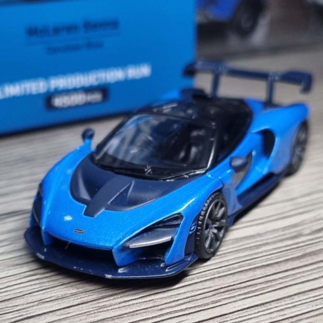 Mini GT McLaren Senna Shmee150 Diecast Toy Car 1/64, Hobbies & Toys