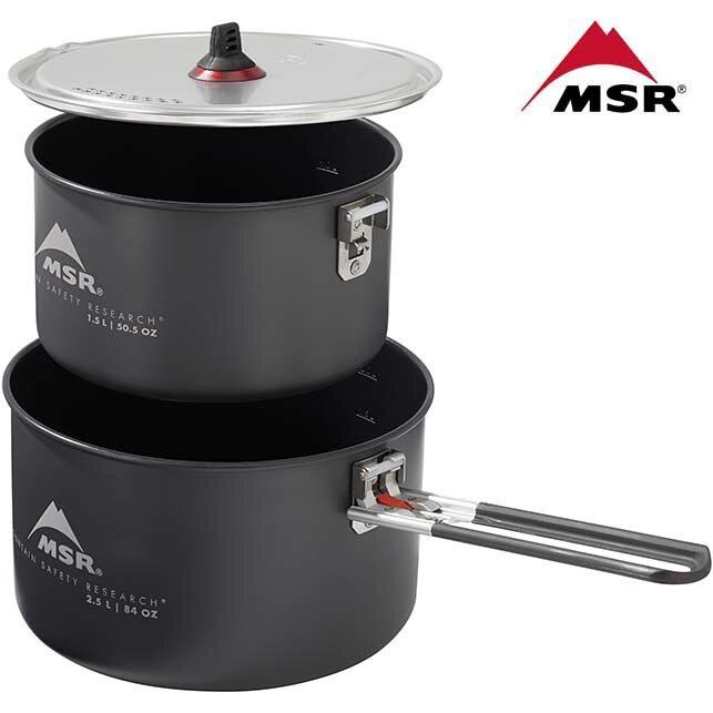 MSR Ceramic 2-Pot Set 陶瓷硬鋁易潔鍋, 運動產品, 行山及露營- Carousell
