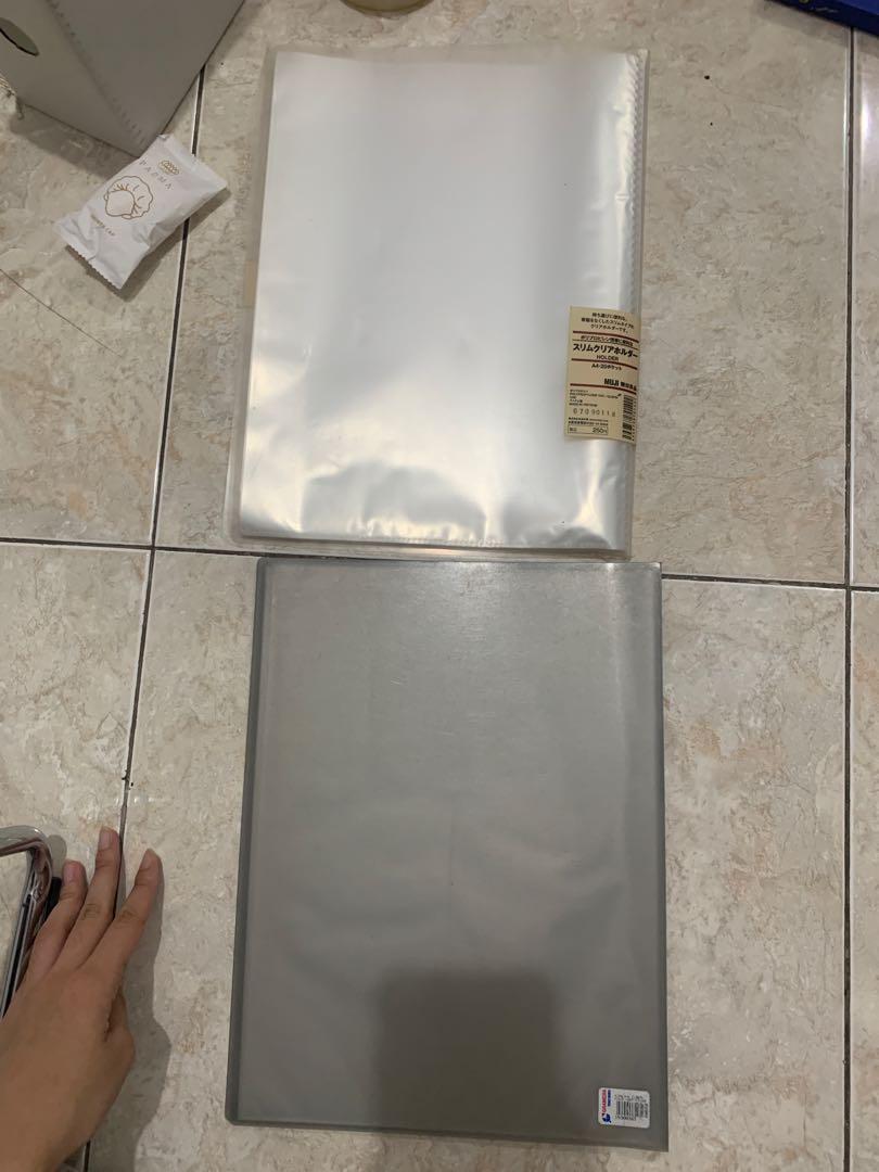 MUJI KOKUYO Folder clear file map a4, Buku & Alat Tulis, Alat Tulis di ...