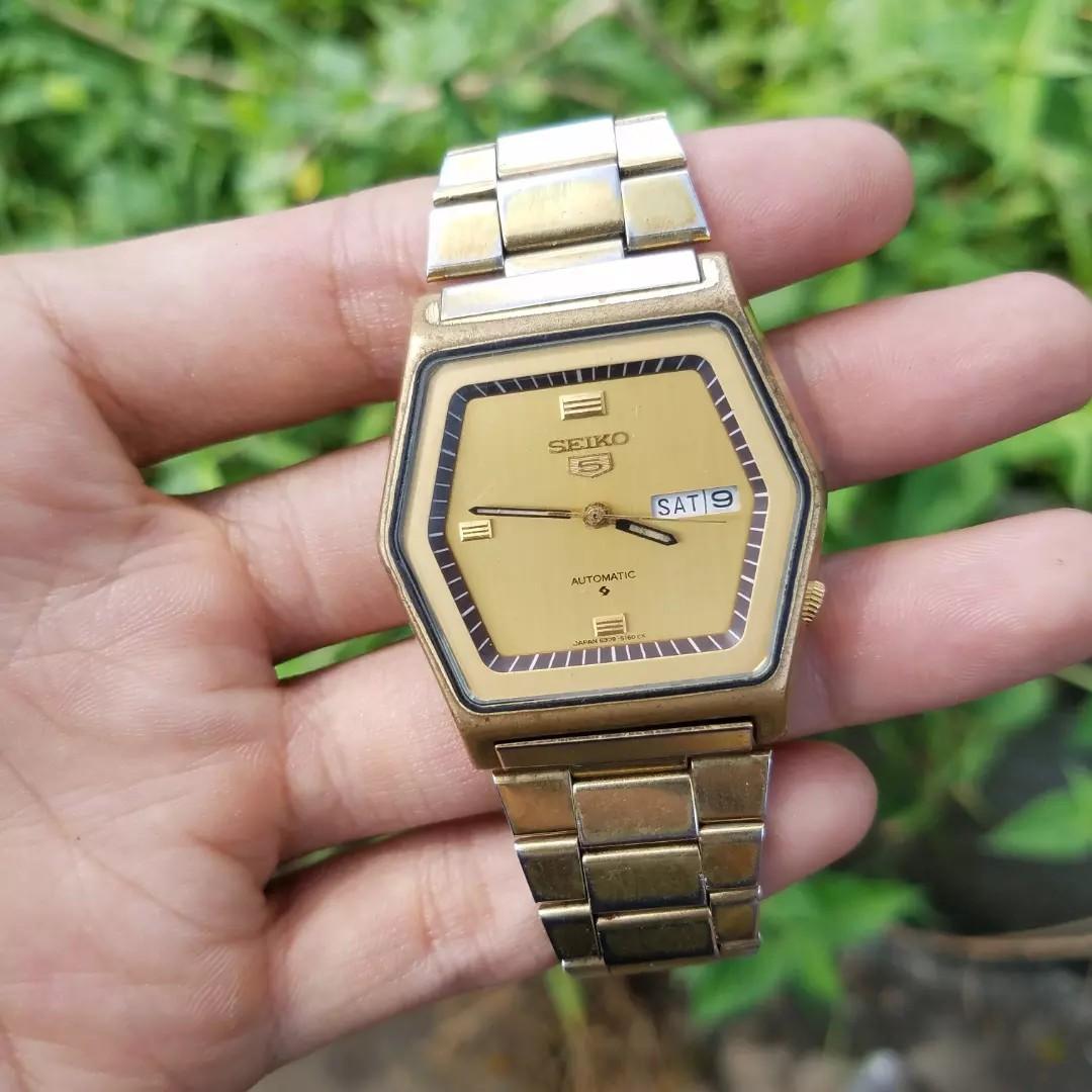 MURAH JAM TANGAN SEIKO 5 AUTOMATIC 6309 JAPAN ORIGINAL VINTAGE