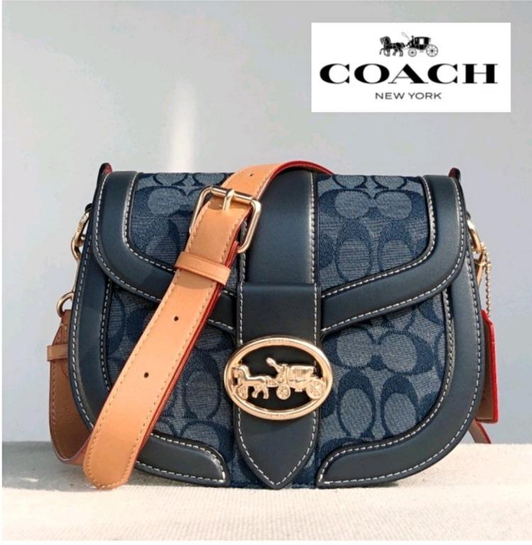 Coach Denim Shoulder/ Slingbag, Luxury, Bags & Wallets on Carousell