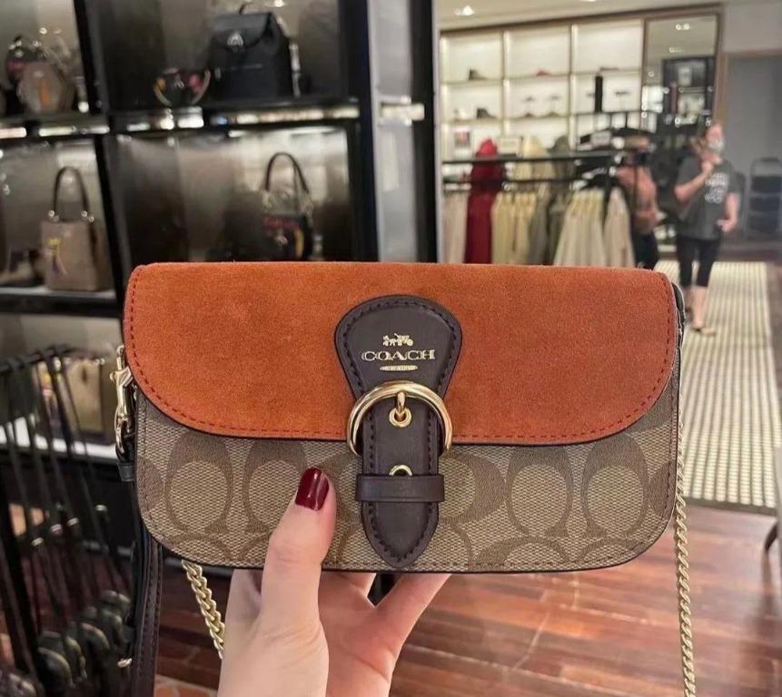 coach kleo carryall in signature canvas