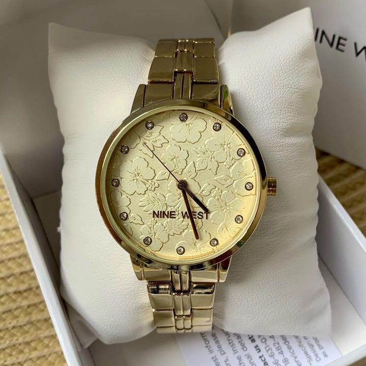 Nine west gold watch top