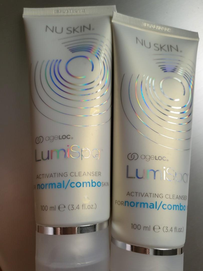 Nuskin Ageloc Lumispa cleanser (Category: Face Care) located in Singapore. Submitted by almondpaste_ (Listing ID 1173622174, Image 1). Description: Nuskin Ageloc Lumispa Cleanser - Skin type: Normal/Combo - Exp date: 03/2024 [🌟] 1 tube for $45 [✔️] 2 in stock! 💯 Authentic. Brand new and fresh. Selling as I have too many of it and won't possibly be able to use them all bfr the expiry date! *SELLING INDIVIDUALLY ONLY unless you buy 2 for $80.