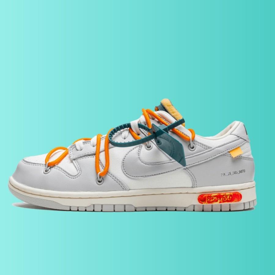 Off White x Nike Dunk Low ' The 50 ', Men's Fashion, Footwear, Sneakers on  Carousell