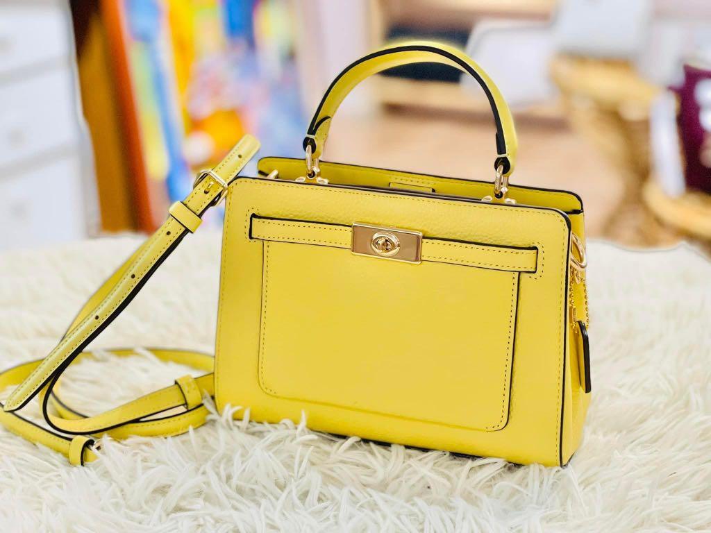 💯ORIGINAL COACH MINI LANE YELLOW CROSSBODY (Category: Luxury Bags & Wallets) located in Quezon City. Submitted by ashongsstore (Listing ID 1173661653, Image 1). Description: 🐎C0ACH NEW COLLECTION🐎 🇵🇭ONHAND🇵🇭 ‼️Please look at our pictures as that is exactly what you are purchasing‼️ 💯GUARANTEED ORIGINAL AND AUTHENTIC or TRIPLE YOUR MONEY BACK! Not REPLICA, OEM, TOP GRADE QUALITY, AUTHENTIC QUALITY or Any other Terms to DENOTE FAKE! 😎 . . 