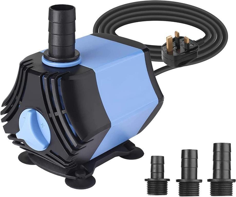 P83 Submersible Water Pump BAITAI 400GPH Water Feature Pump 1500L/H