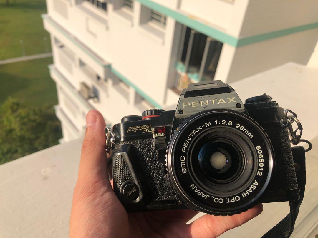 Pentax Program A (Category: Cameras) located in Singapore. Submitted by rekgnim (Listing ID 1173673928, Image 1). Description: Successor to the popular Pentax ME Super (~Also for sale~ SOLD). Original lens taking 35mm film. Sample photos here: https://www.lomography.com/cameras/3346348-pentax-program-a/photos.